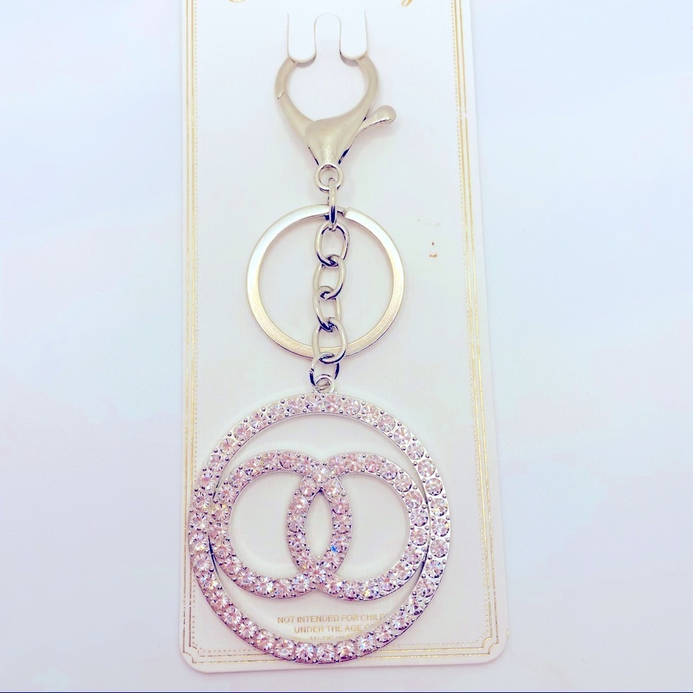 Key chain Purse Charm Crystal Unity Very Sparkly! BRAND NEW!